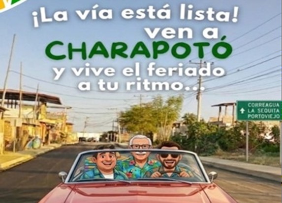 LA VIA ESTA LISTA, EL DESTINO ES CHARAPOTO